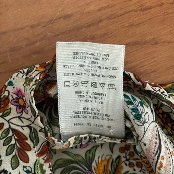 🖤 Anthropologie Maeve Darby Floral Print Sleeveless Blouse - Picture 5 of 7